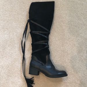 Never worn thigh high boots